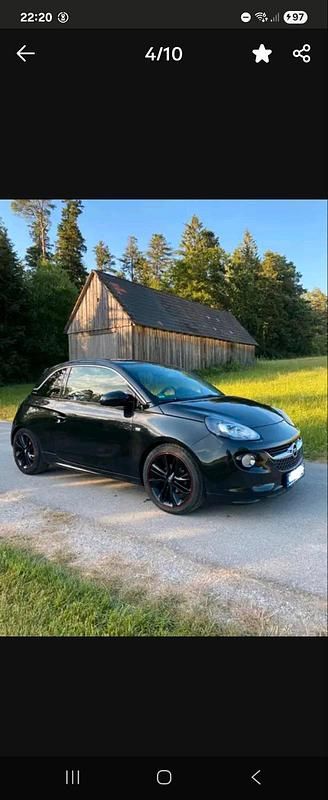 Gebraucht Opel Adam 101 PS (74 kW) 2013 Schwarz Kleinwagen