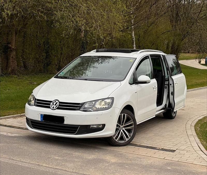 Gebraucht VW Sharan Cup 177 PS (130 kW) 2014 Weiß Van / Kleinbus