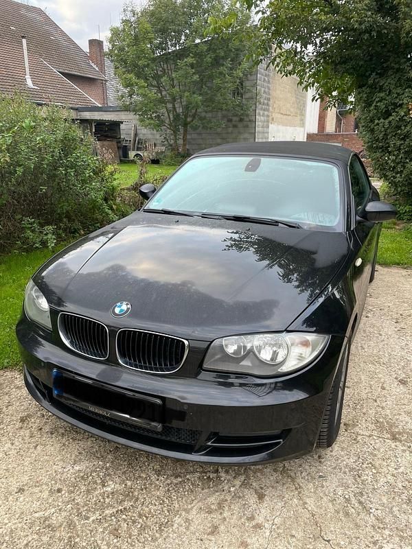 Schwarz Gebraucht 2008 BMW 120 Cabriolet M Sport Cabrio | 4.990 € (Superpreis) - Bild 1/4
