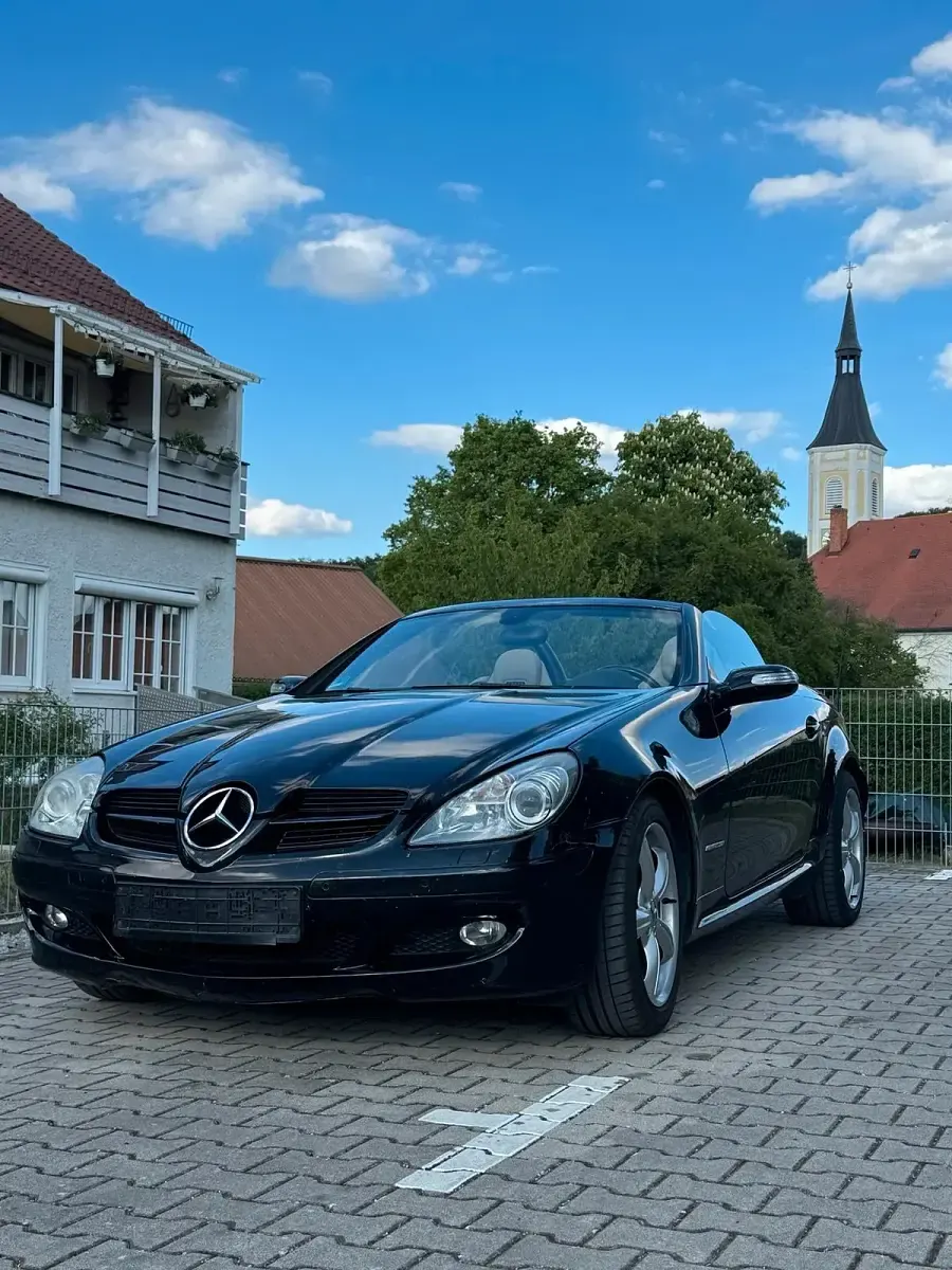 Gebraucht Mercedes SLK200 163 PS (119 kW) 2004 Schwarz Cabrio