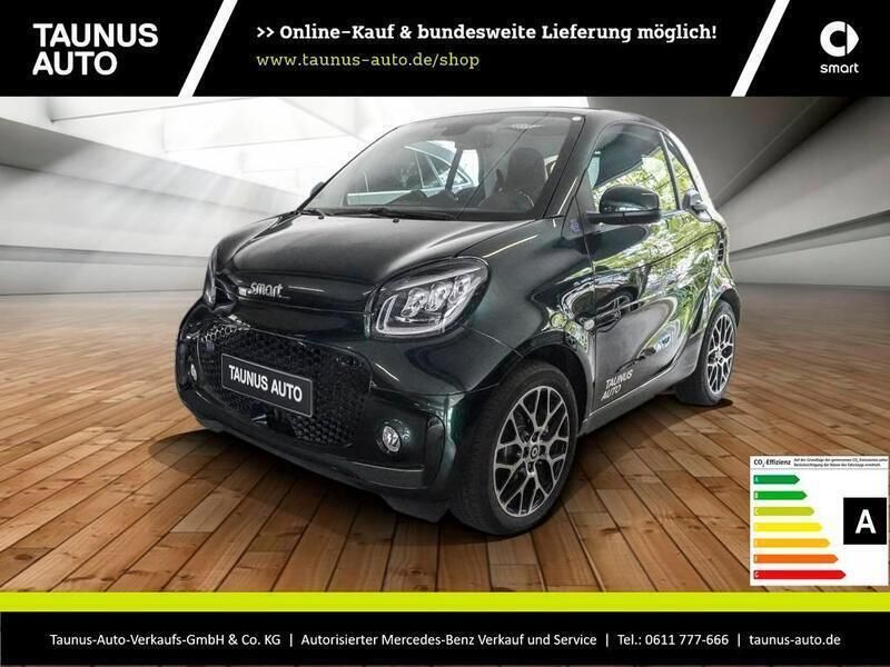 Racing green Gebraucht 2023 Smart ForTwo Electric Drive Prime Kleinwagen | 18.840 € (Teuer) - Bild 1/4