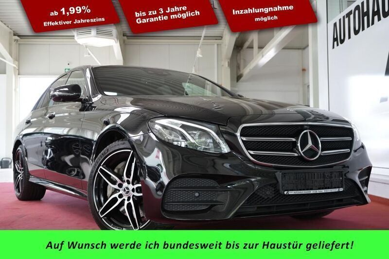 Schwarz metallic Gebraucht 2020 Mercedes E400 AMG line Limousine | 41.990 € (Fairer Preis) - Bild 1/4