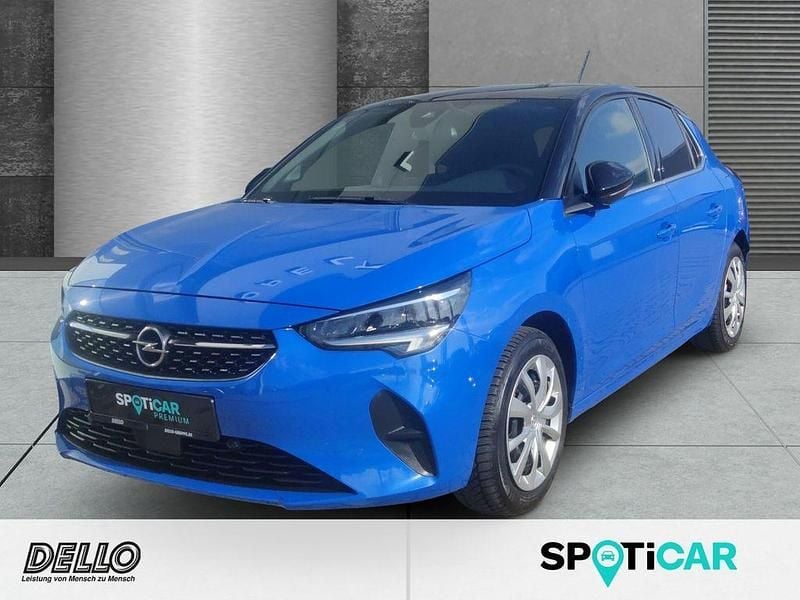 Gebraucht Opel Corsa-e Elegance 100 kW (136 PS) 2022 Perl blau/voltaik blau Kleinwagen
