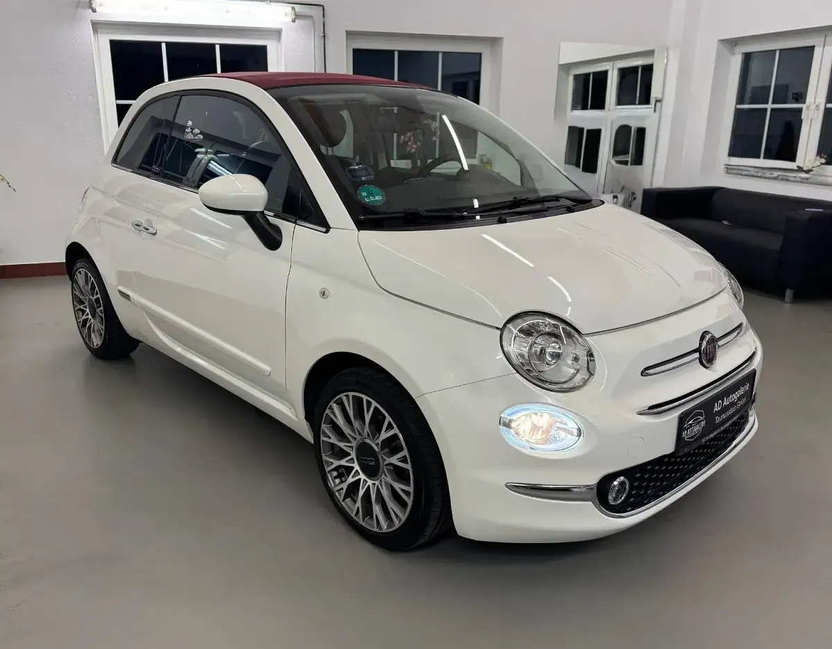 Gebraucht Fiat 500 Lounge 105 PS (77 kW) 2017 Weiß Kleinwagen