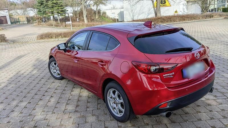 Gebraucht Mazda 3 Sky 120 PS (88 kW) 2014 Rot Coupé