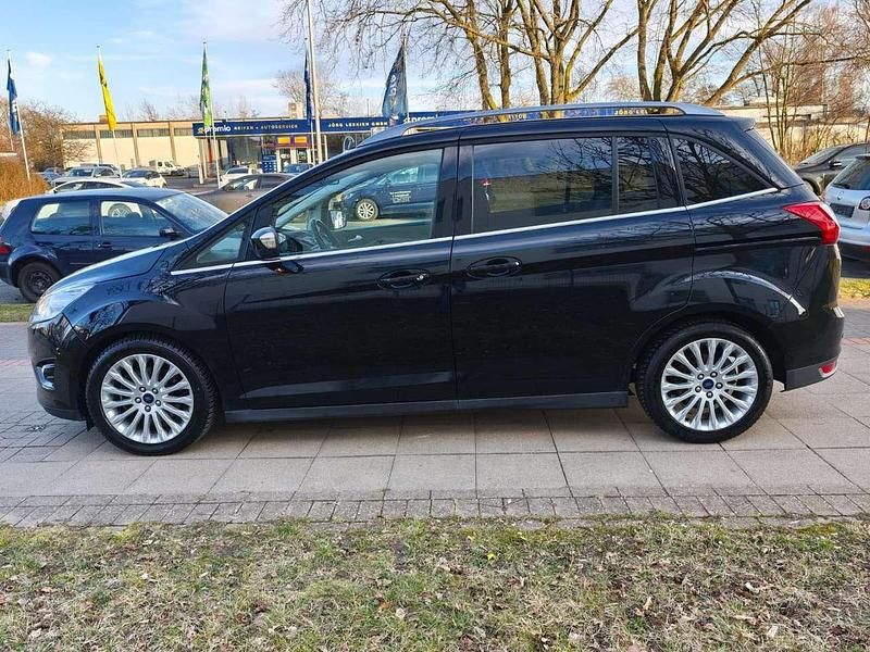 Gebraucht Ford Grand C-Max Titanium 125 PS (91 kW) 2013 Pantherschwarz metallic Van / Kleinbus