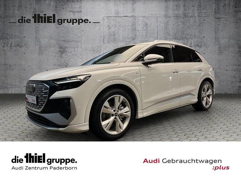 Weiß Gebraucht 2022 Audi Q4 e-tron S-Line SUV | 43.990 € (Etwas zu teuer) - Bild 1/4