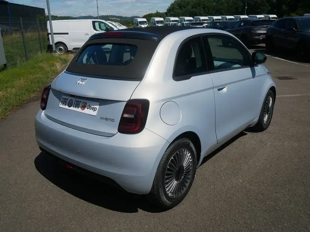 Neu Fiat 500C Icon 65 PS (47 kW) 2026 Blau Cabrio