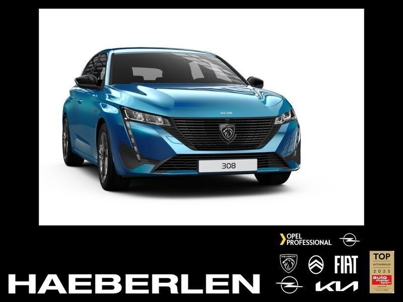 Obsession blau Neu 2025 Peugeot 308 Style Limousine | 25.573 € (Superpreis) - Bild 1/4