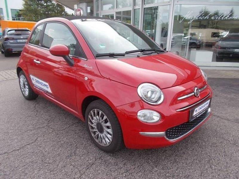 Gebraucht Fiat 500C 69 PS (50 kW) 2022 Passione rot / schwarz Cabrio
