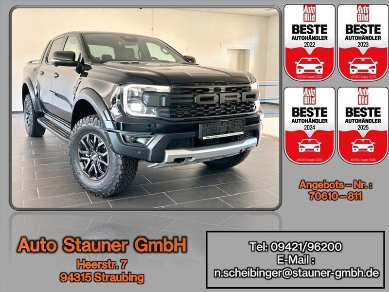 Schwarz Neu 2025 Ford Ranger Raptor Abholung | 62.280 € (Guter Preis) - Bild 1/4