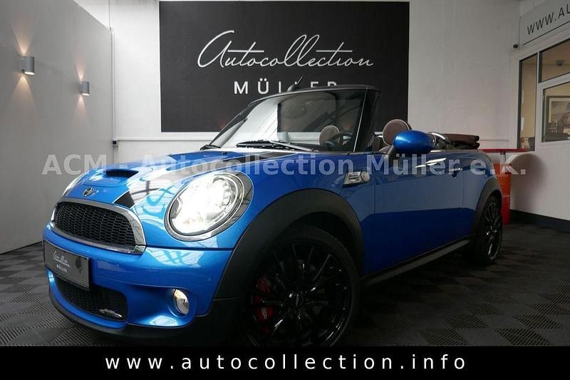 Blau Gebraucht 2009 Mini John Cooper Works Cabriolet Cabrio | 15.997 € (Etwas zu teuer) - Bild 1/4