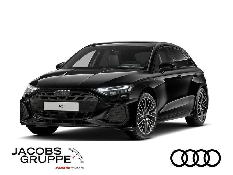 Schwarz Neu 2025 Audi A3 Sportback S-Line Limousine | 49.560 € (Teuer) - Bild 1/4