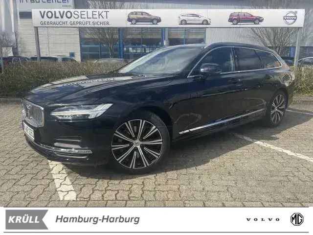 Schwarz metallic Gebraucht 2024 Volvo V90 Plus Kombi | 42.850 € (Superpreis) - Bild 1/4