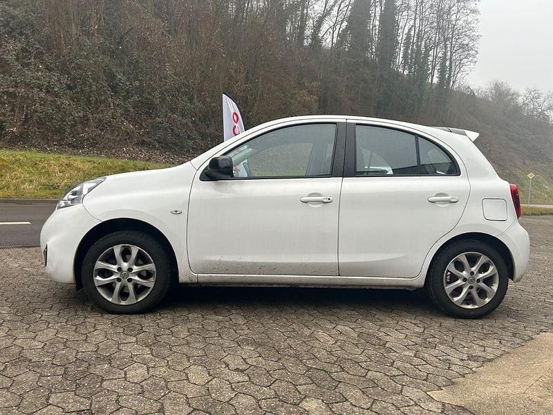Gebraucht Nissan Micra Acenta 80 PS (58 kW) 2014 Weiß Limousine