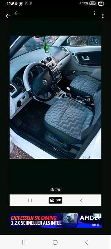 Gebraucht Skoda Fabia 84 PS (61 kW) 2008 Weiß Limousine