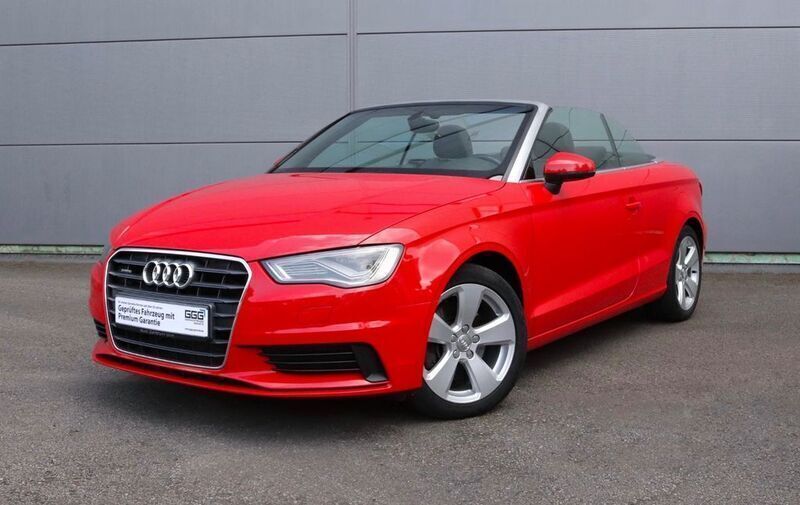 Rot Gebraucht 2015 Audi A3 Cabriolet Ambition Cabrio | 14.950 € (Guter Preis) - Bild 1/4