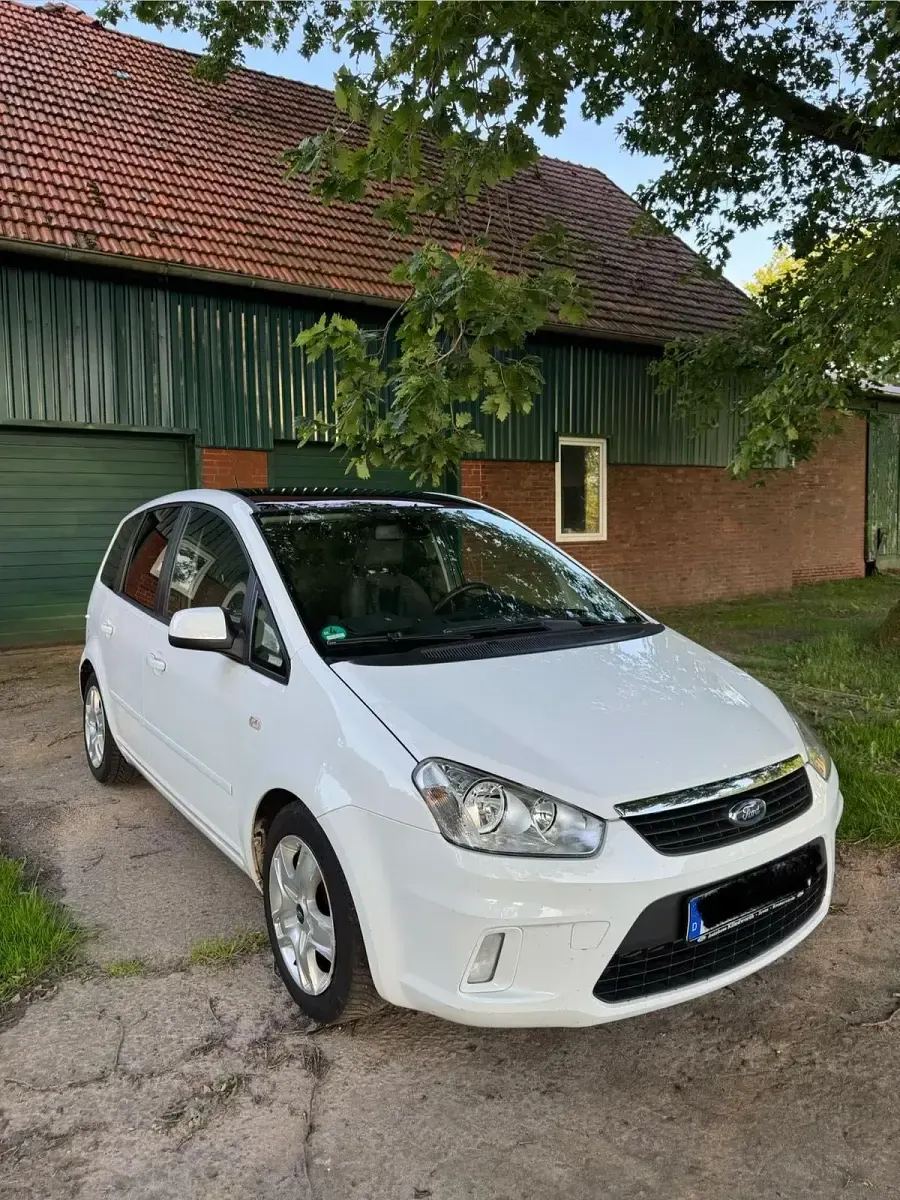Gebraucht Ford C-MAX 109 PS (80 kW) 2009 Weiß Van / Kleinbus