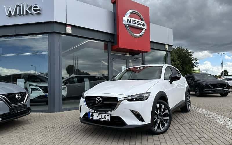 Weiß Gebraucht 2021 Mazda CX-3 Homura-Line SUV | 19.900 € (Fairer Preis) - Bild 1/4