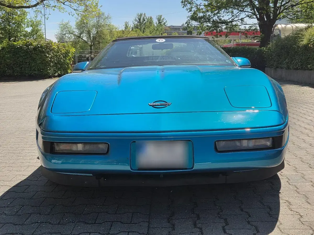 Second-hand Corvette C4 305 CP (224 kW) 1995 Albastru Cabrio