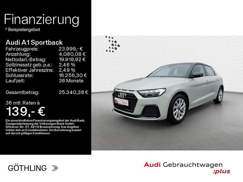 Silber Gebraucht 2024 Audi A1 Sportback Advanced Kleinwagen | 23.999 € (Guter Preis) - Bild 1/4