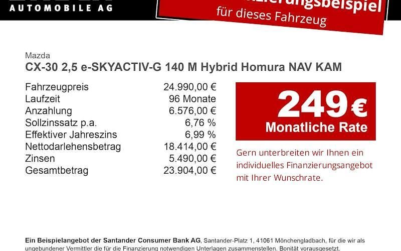 Gebraucht Mazda CX-30 Homura-Line 140 PS (102 kW) 2025 Grau SUV