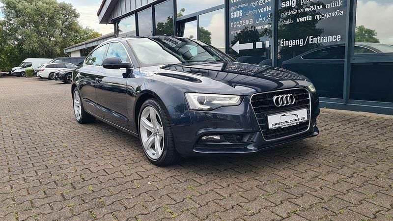 Blau Gebraucht 2016 Audi A5 Sportback Sport Limousine | 12.490 € (Fairer Preis) - Bild 1/4