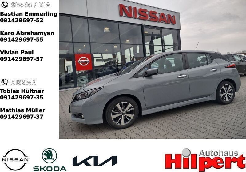 Ceramic grey (metallic) Gebraucht 2022 Nissan Leaf Acenta Kleinwagen | 14.990 € (Fairer Preis) - Bild 1/4