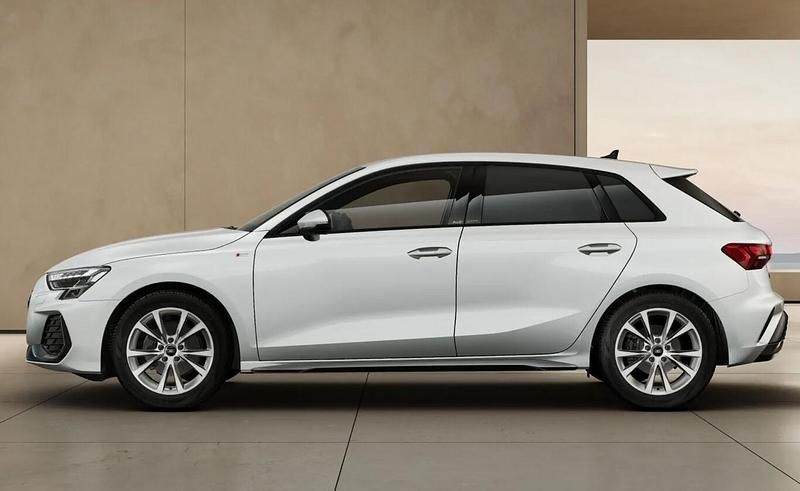 Ny Audi A3 S-Line 204 HK (150 kW) 2025 Hvid