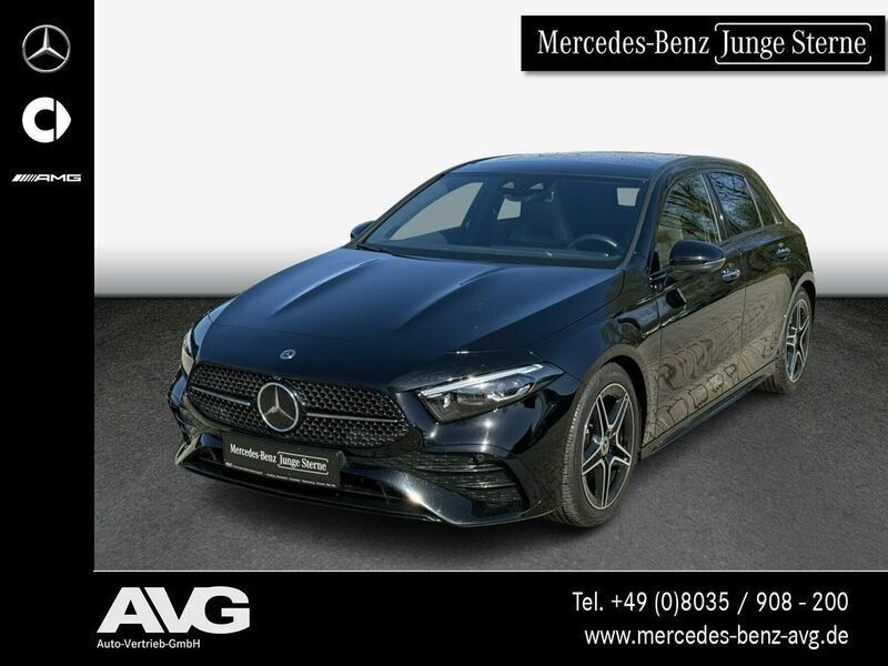 Schwarz Gebraucht 2023 Mercedes A200 AMG Kleinwagen | 33.800 € (Fairer Preis) - Bild 1/4