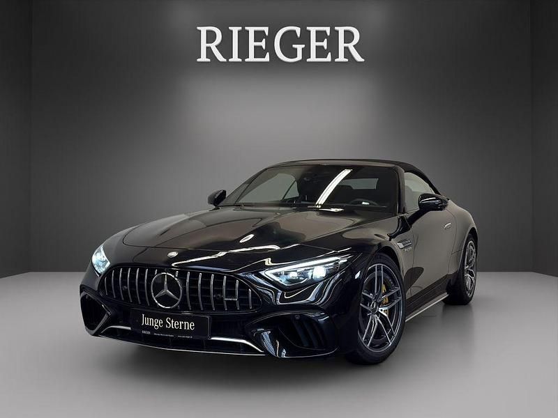 Black metallic Gebraucht 2024 Mercedes SL63 AMG AMG Cabrio | 122.989 € - Bild 1/4
