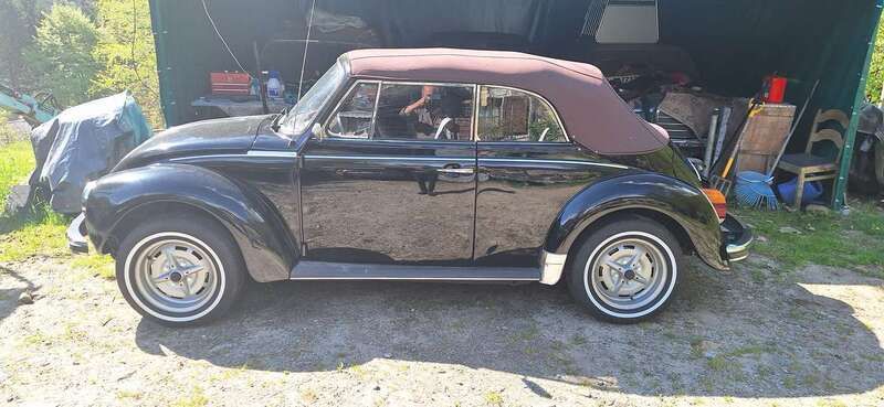 Schwarz Gebraucht 1977 VW Käfer Cabrio | 30.000 € - Bild 1/4