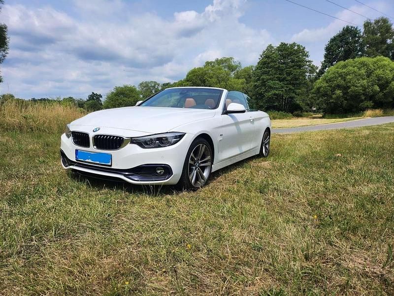 Weiß Gebraucht 2017 BMW 420 Sport Line Cabrio | 23.999 € (Fairer Preis) - Bild 1/4