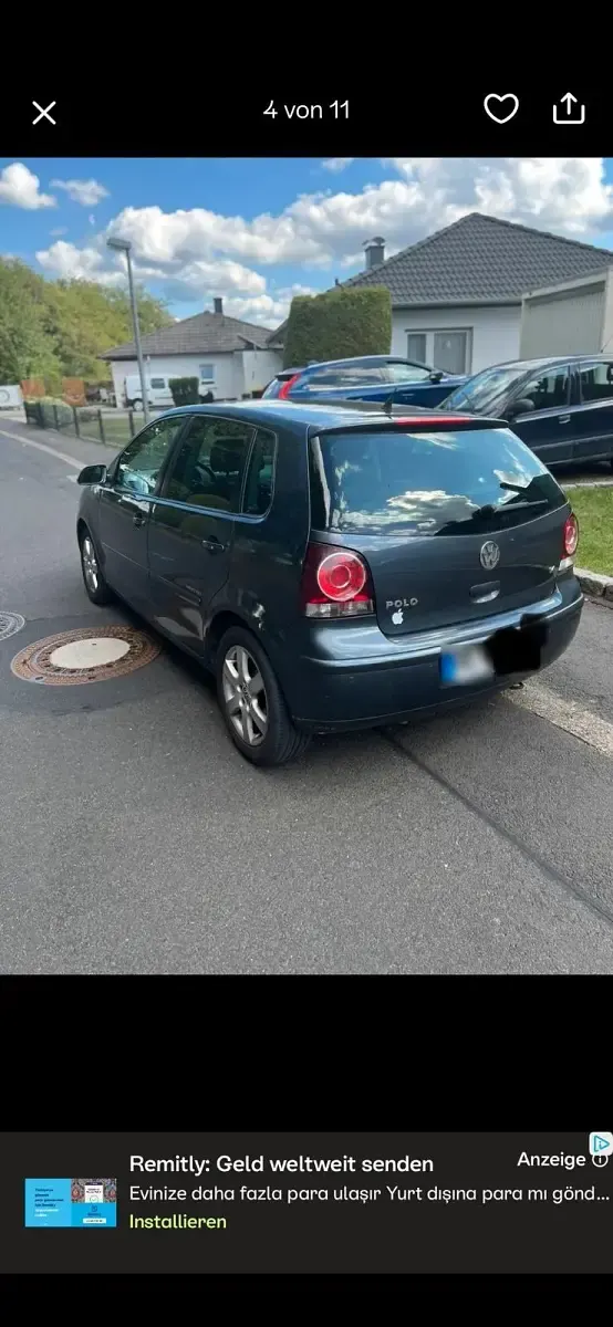 Gebraucht VW Polo United 80 PS (58 kW) 2007 Grau Kleinwagen