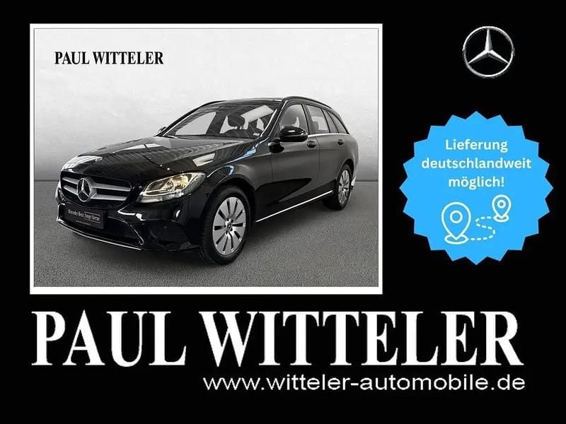 Unilack schwarz Gebraucht 2021 Mercedes C220 Avantgarde Kombi | 26.990 € (Superpreis) - Bild 1/4