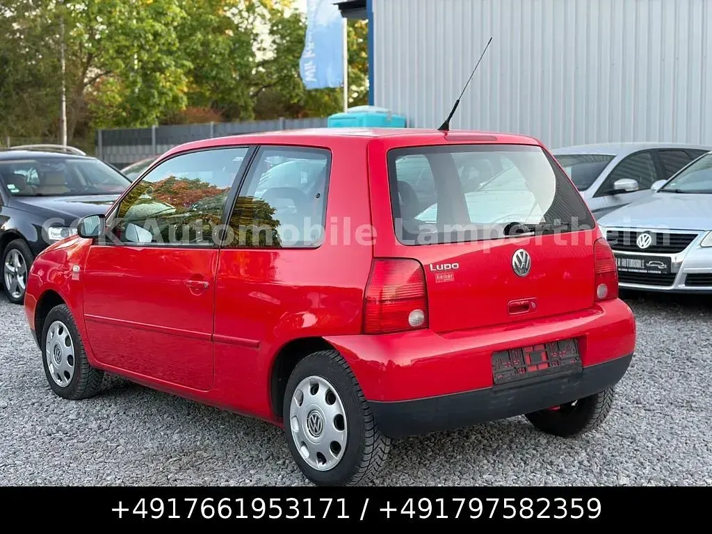 Używany VW Lupo Basis 50 KM (36 kW) 2000 Czerwony Hatchback