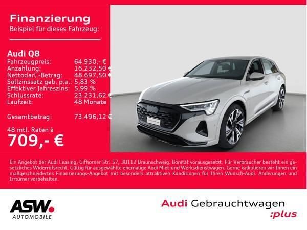 Beige (individuallackierungen audi exclusive) Gebraucht 2024 Audi Q8 e-tron S-Line SUV | 64.931 € (Teuer) - Bild 1/3