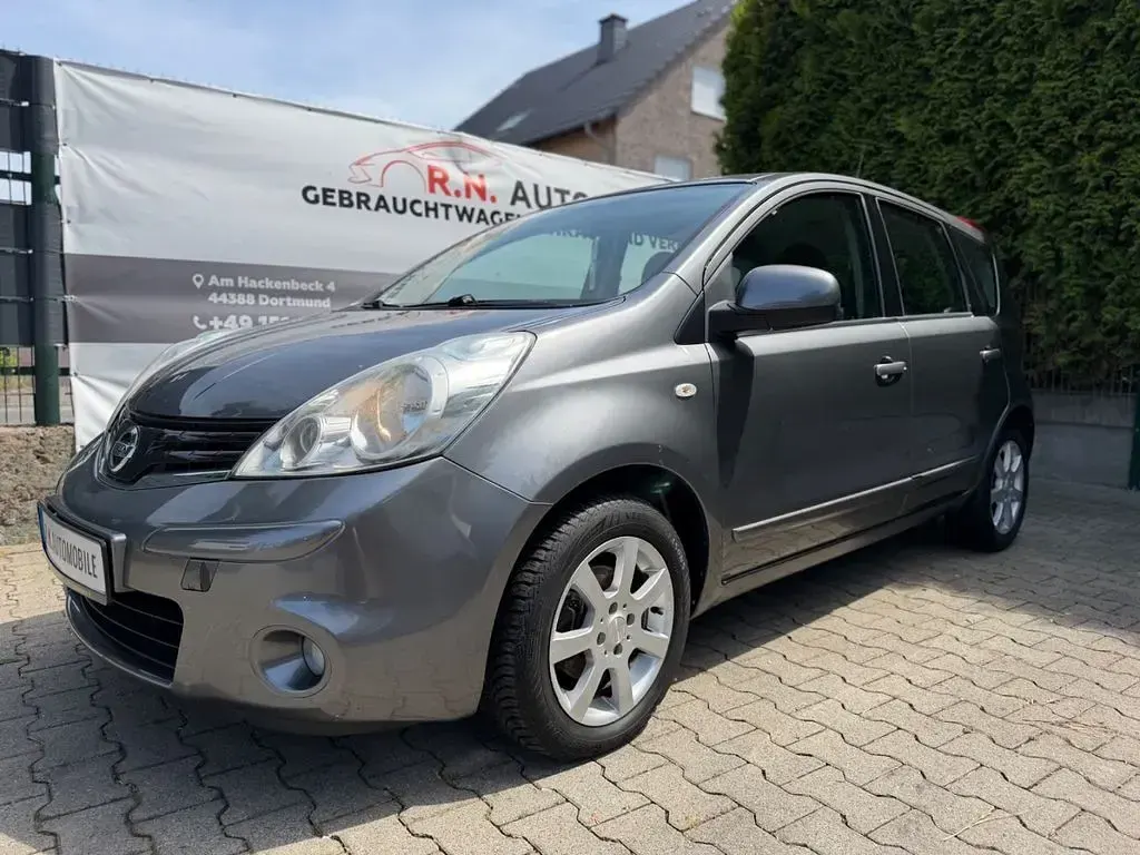 Gebraucht Nissan Note Acenta 88 PS (64 kW) 2010 Grau Kleinwagen
