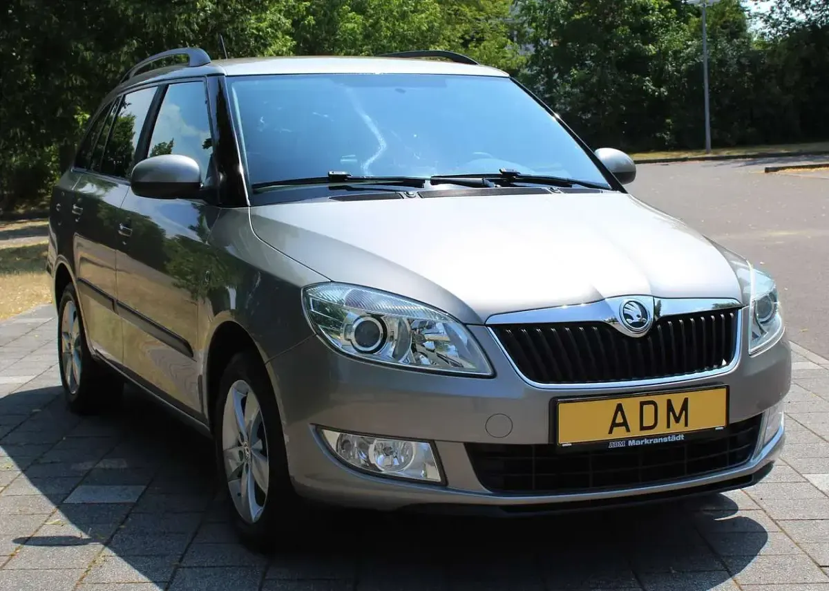 Gebraucht Skoda Fabia Fresh 105 PS (77 kW) 2014 Cappuccinobeige metallic Kombi