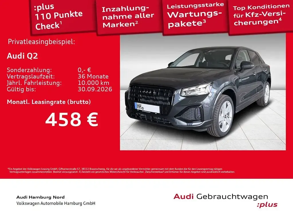 Gebraucht Audi Q2 Advanced 150 PS (110 kW) 2026 H1 manhattangrau metallic SUV