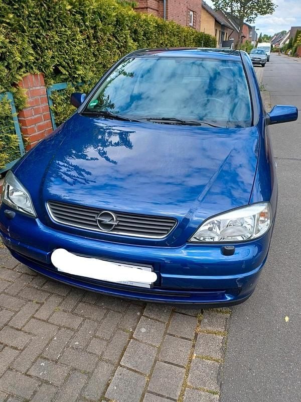 Gebraucht Opel Astra 125 PS (91 kW) 2003 Blau Limousine