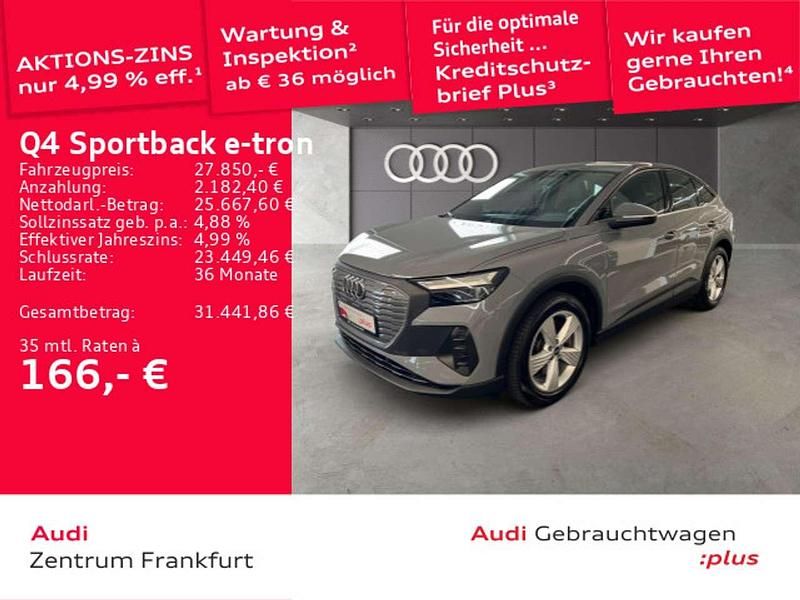 Gebraucht Audi Q4 e-tron 150 kW (204 PS) 2022 Kieselgrau SUV