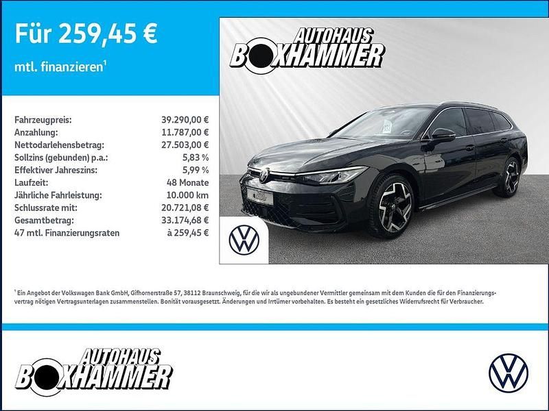 Gebraucht VW Passat R-line 150 PS (110 kW) 2025 Schwarz Kombi