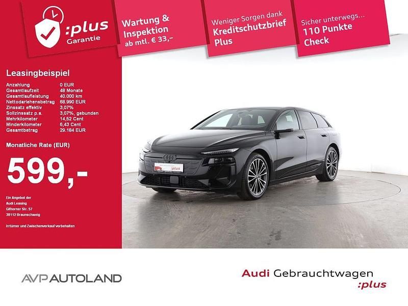 Mythosschwarz Gebraucht 2025 Audi A6 e-tron S-Line Kombi | 68.880 € (Guter Preis) - Bild 1/4