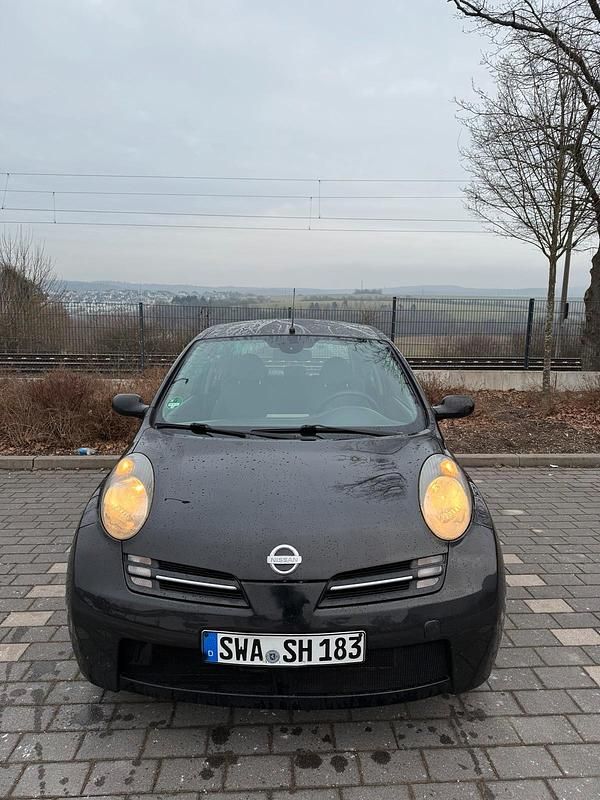 Schwarz Gebraucht 2004 Nissan Micra Kleinwagen | 1.200 € (Fairer Preis) - Bild 1/4