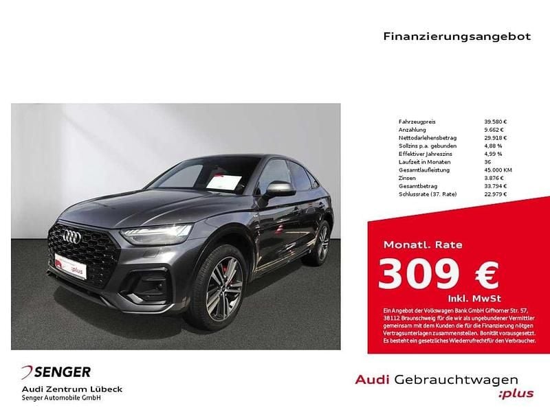 Grau Gebraucht 2021 Audi Q5 Sportback S-Line SUV | 39.580 € (Fairer Preis) - Bild 1/4