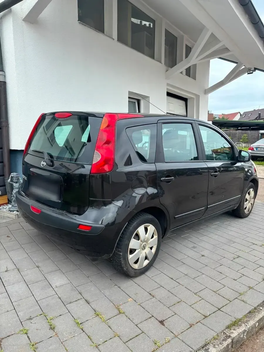 Gebraucht Nissan Note 88 PS (64 kW) 2007 Schwarz Kleinwagen