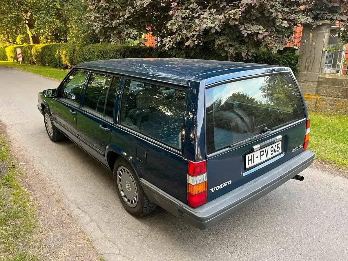 Gebraucht Volvo 740 115 PS (84 kW) 1990 Blau Kombi