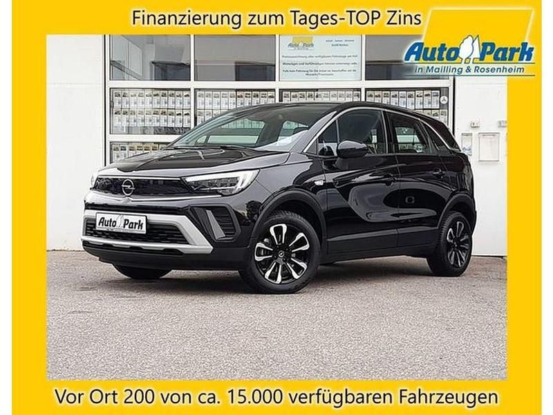 Diamant schwarz metallic (metallic) Gebraucht 2022 Opel Crossland X Elegance SUV | 19.677 € (Fairer Preis) - Bild 1/4