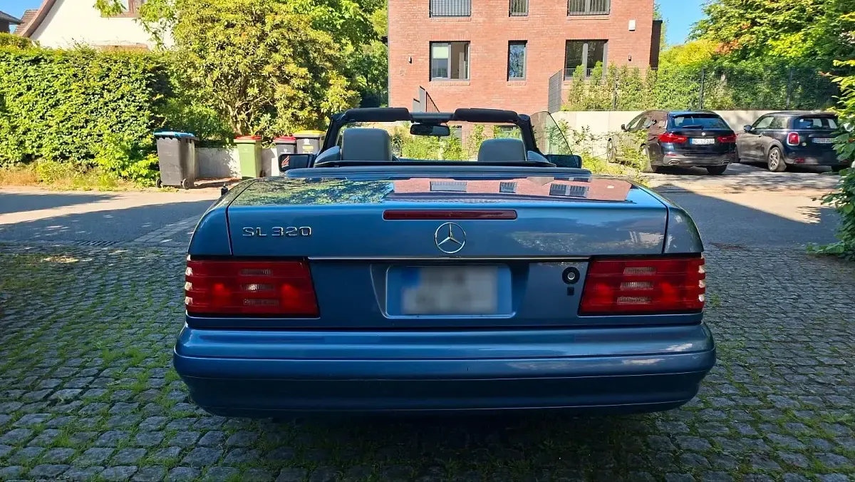 Gebraucht Mercedes SL320 231 PS (169 kW) 1997 Blau Cabrio